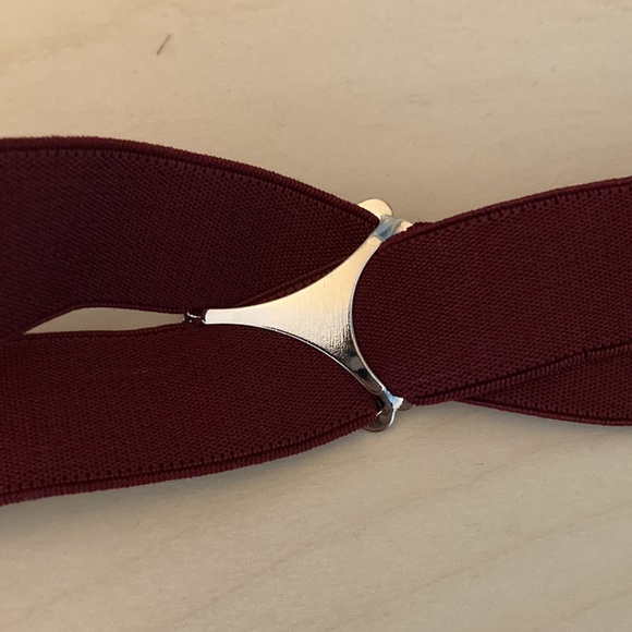 ASOS Burgundy Suspenders - Picture 9 of 9